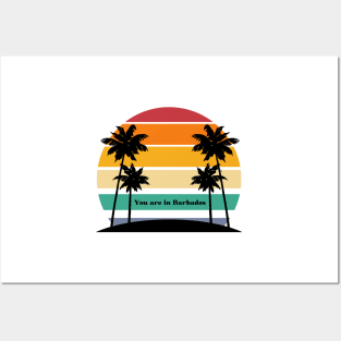 "You are in Barbados" a Neville Goddard inspired sticker Posters and Art